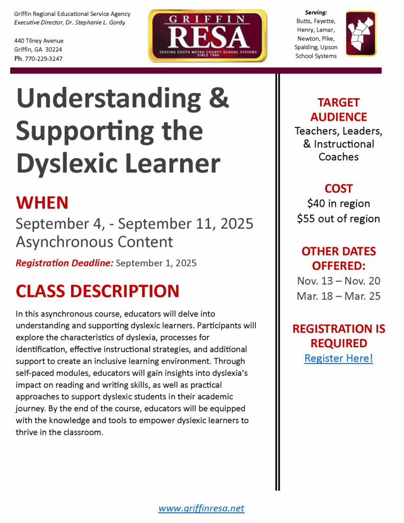 Understanding & Supporting the Dyslexic Learner