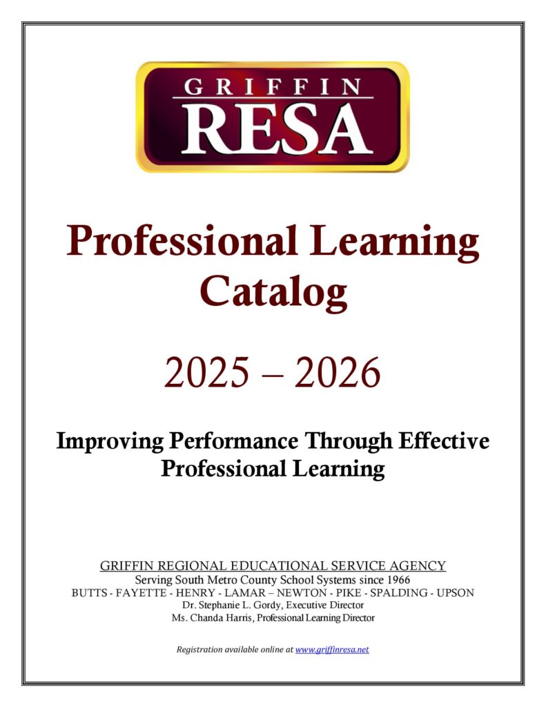 Discover Griffin RESA’s FY26 Professional Learning Catalog – Now in Flipbook Format!