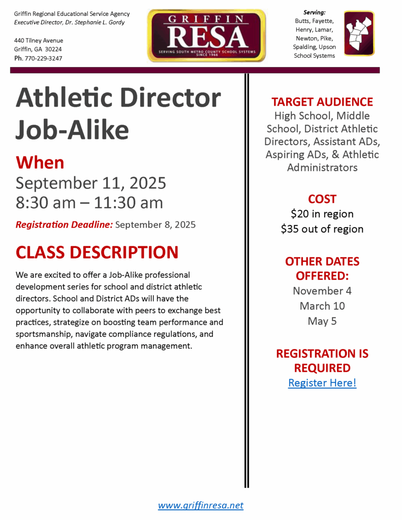 School and District Athletic Director Job Alike