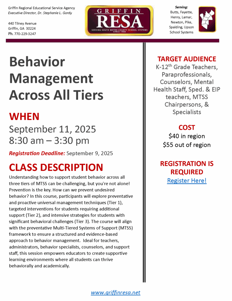 Behavior Management Across All Tiers