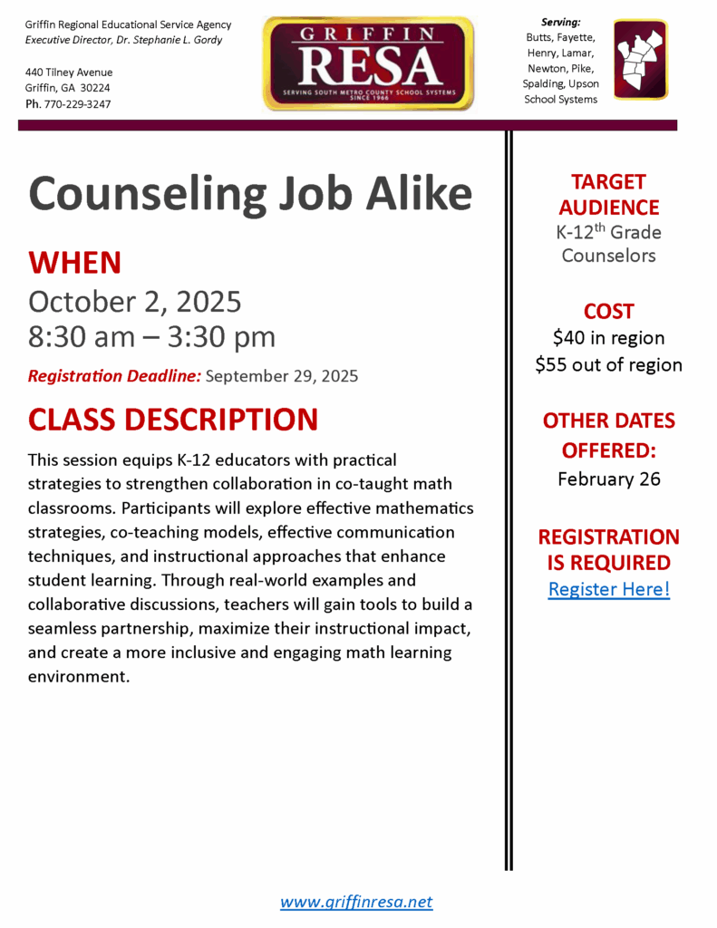 Counseling Job Alike