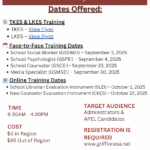 LKES Training (Virtual & In-Person)