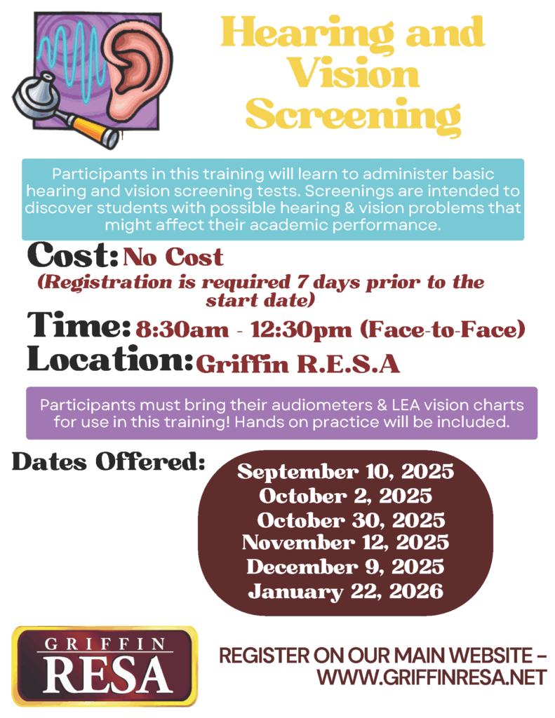 2025-2026 Hearing & Vision Screening Training