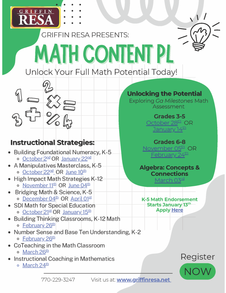 Math Content PL for FY26: Unlock Your Math Potential!
