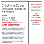 Rethinking Phonics for K-3 Readers