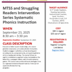 Systematic Phonics Instruction: MTSS & Struggling Readers Intervention Series