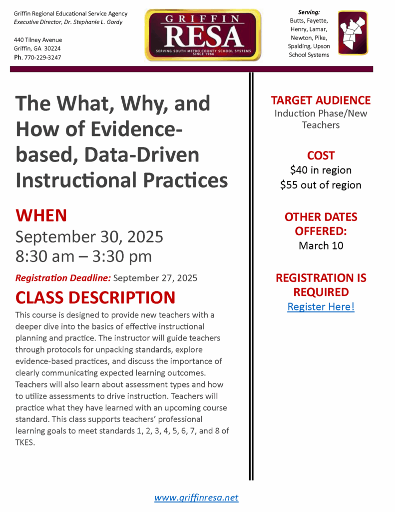 The What, Why, and How of Evidence-based, Data-driven Instructional Practices