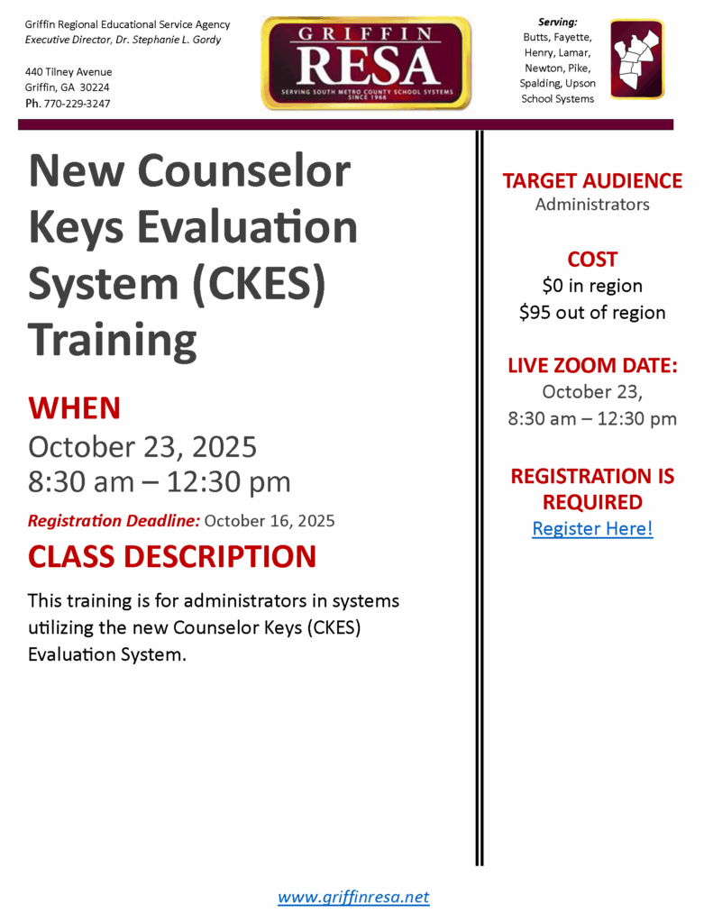 New Counselor Keys Evaluation System (CKES)