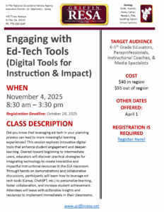 Engaging with Ed-Tech Tools (Digital Tools for Instruction & Impact)