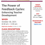 The Power of Feedback Cycles: Enhancing Teacher Development