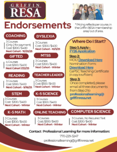 New Teacher Leader Endorsement Cohort Forming Now (starts Nov 11th)