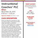 Instructional Coaches’ PLC