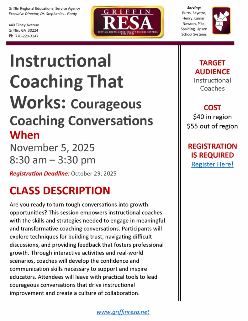 Courageous Coaching Conversations: Instructional Coaching that Works