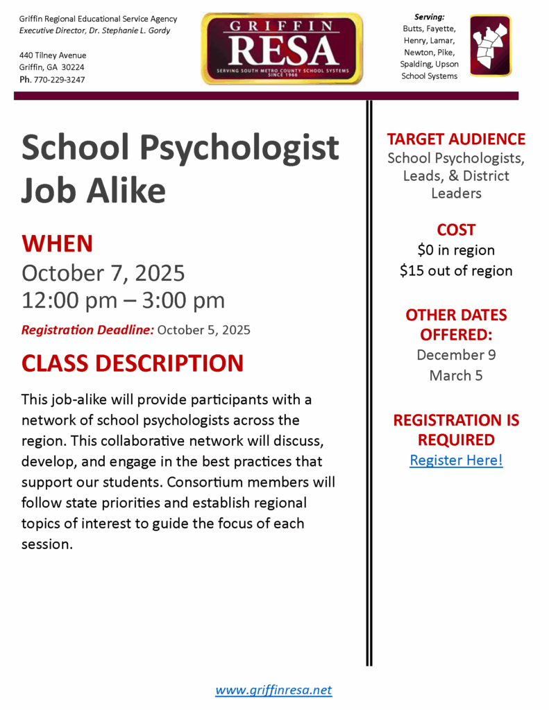 School Psychologist Job-Alike