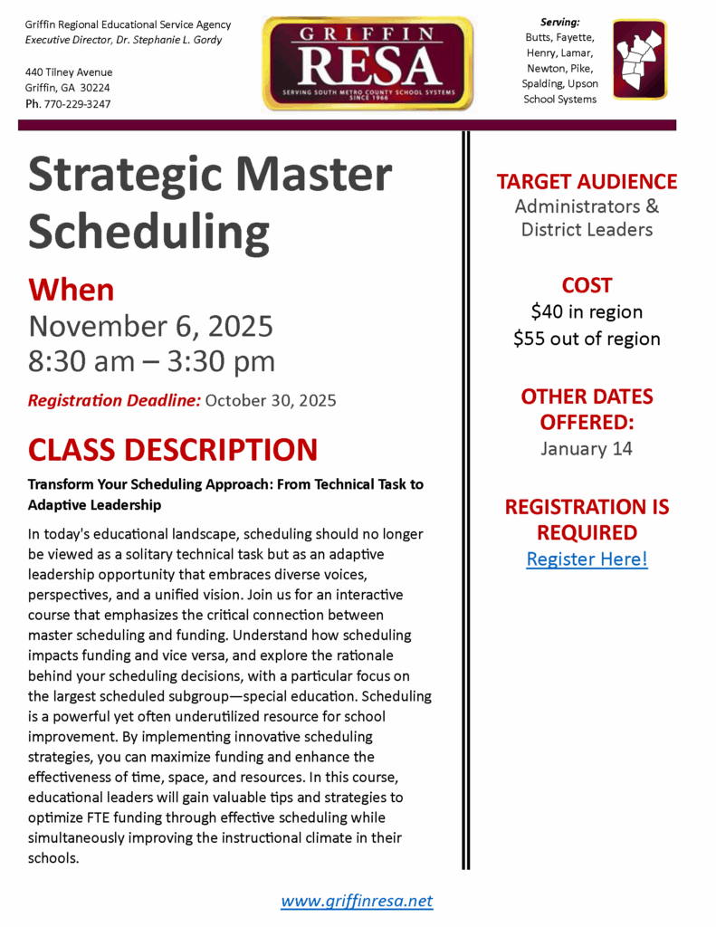 Strategic Master Scheduling