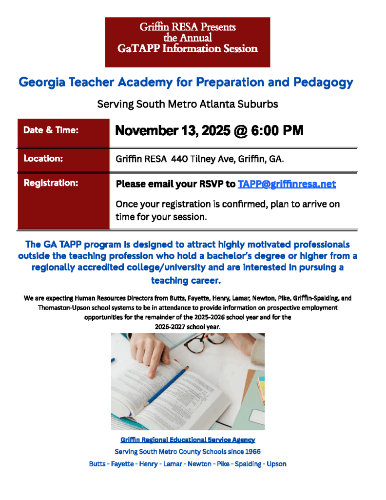 Teacher Certification Info Session (after school hours)