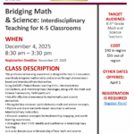 Bridging Math & Science for K-5 Classrooms: Interdisciplinary Teaching