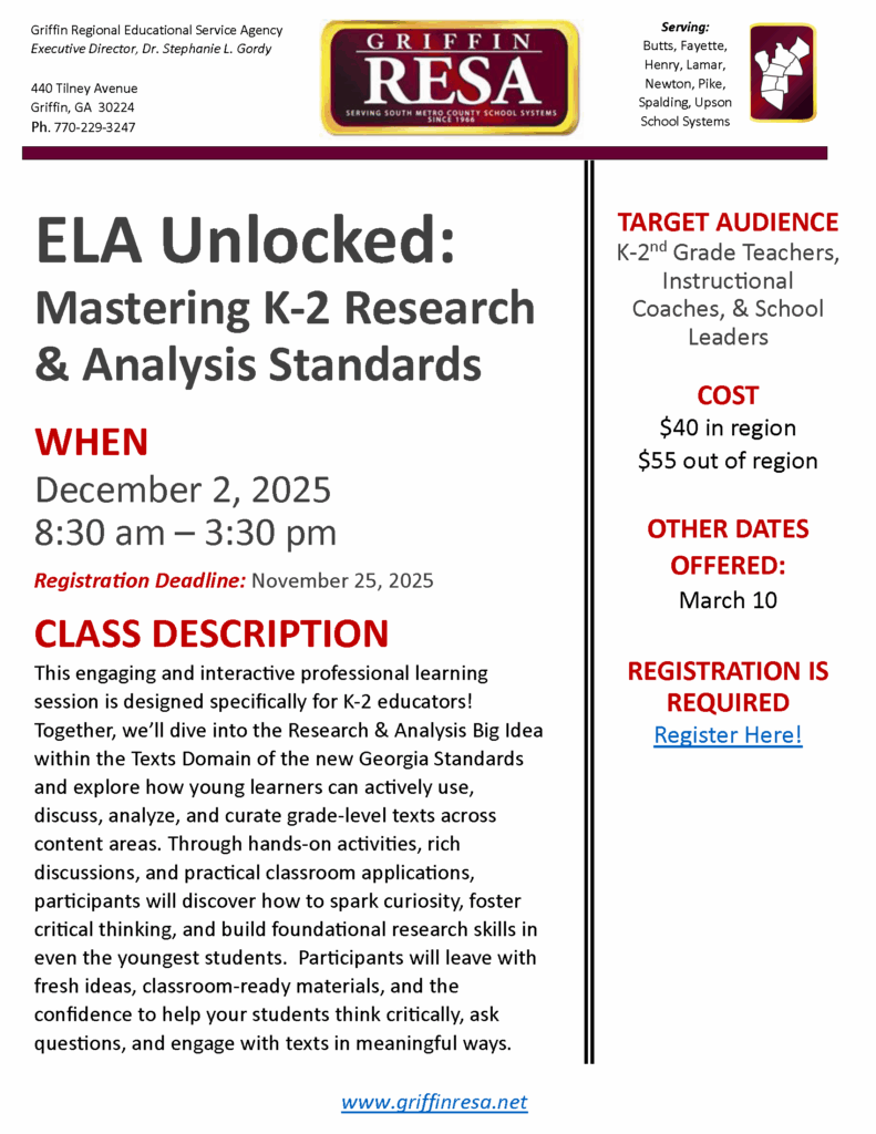 Mastering K-2 ELA Research & Analysis Standards: ELA Unlocked