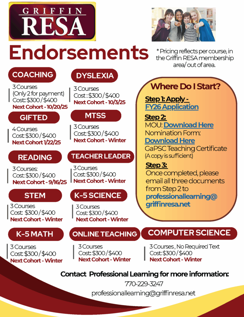 New K-5 MATH ENDORSEMENT Cohort Forming Now (starts Jan 12th)