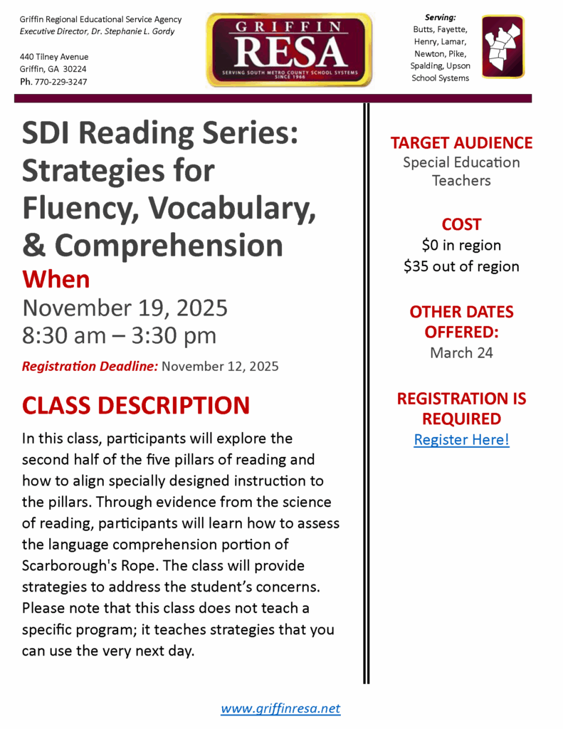 SDI Reading: Strategies for Fluency, Vocabulary, & Comprehension
