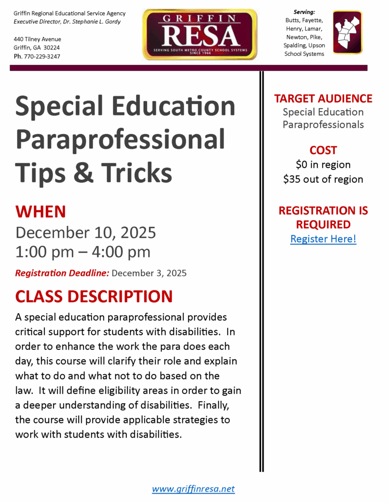 Special Education Paraprofessional Tips & Tricks
