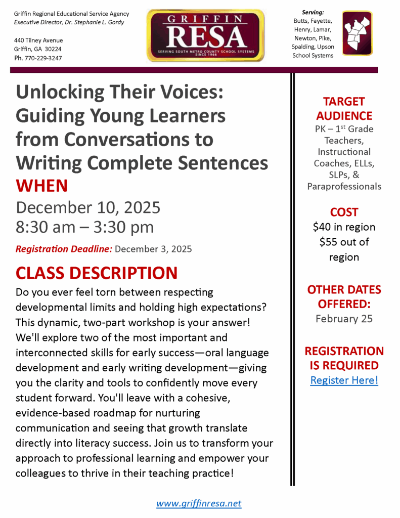 Guiding Young Learners from Conversations to Writing Complete Sentences: Unlocking their Voices