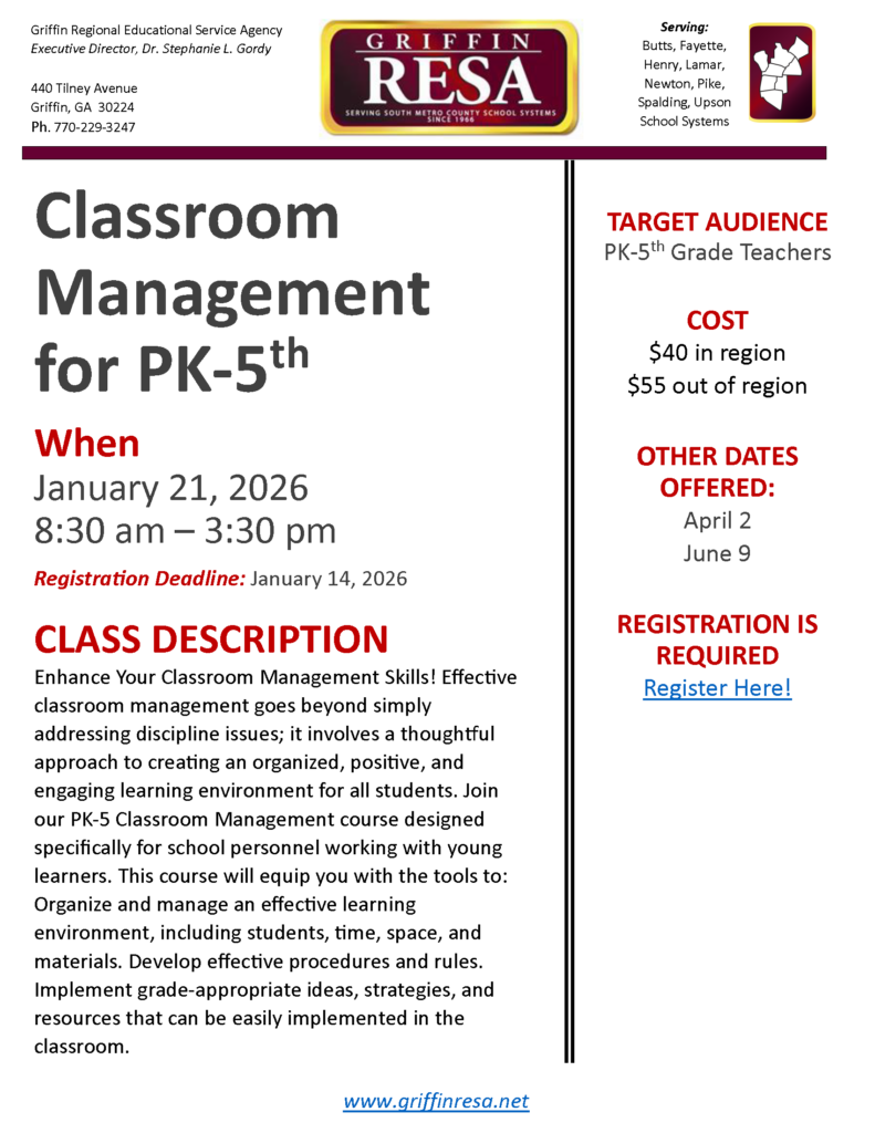 Classroom Management for PK-5
