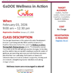 GaDOE Wellness In Action…Join us for this “No Cost” informative event with GaDOE hosted by Griffin RESA