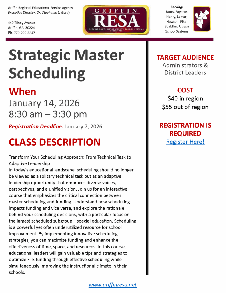 Strategic Master Scheduling
