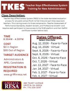 TKES Training for New Administrators
