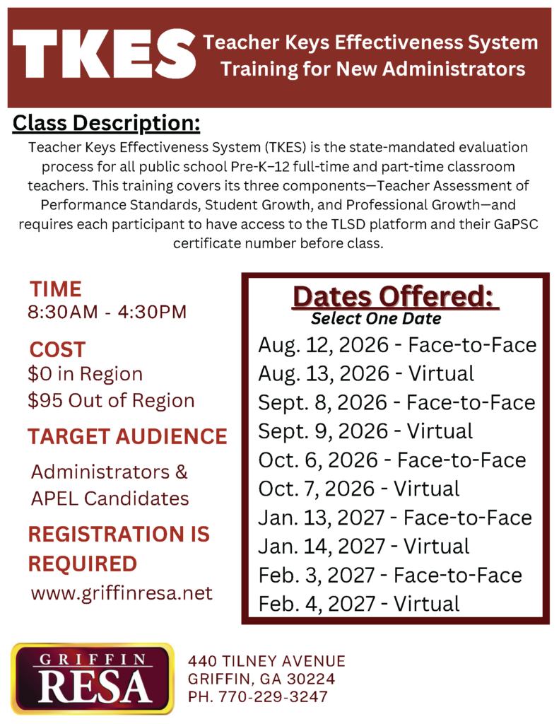 TKES Training for New Administrators