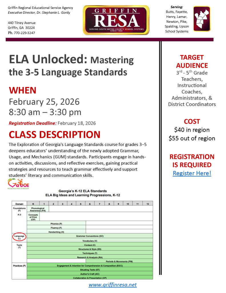 ELA Unlocked: Grades 3–5 Language Standards | Feb. 25