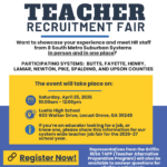 Regional Educator Job Fair – Saturday, April 25, 2026 – Hosted by Griffin RESA