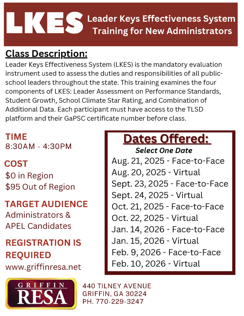 Leader Keys Effectiveness System (LKES) F2F or Virtual Options