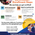 Teacher Certification Enrollment Steps