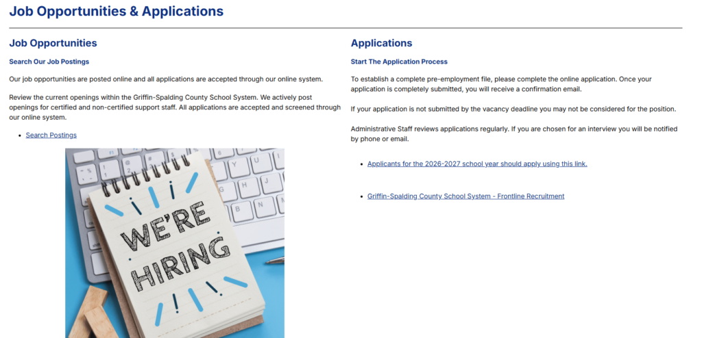 Job Announcement: Executive Officer of Schools (K-12)