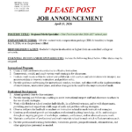 Job Announcement – Regional Math Specialist (new position for 2026 -2027)