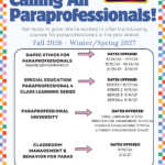 Calling All Paraprofessionals!