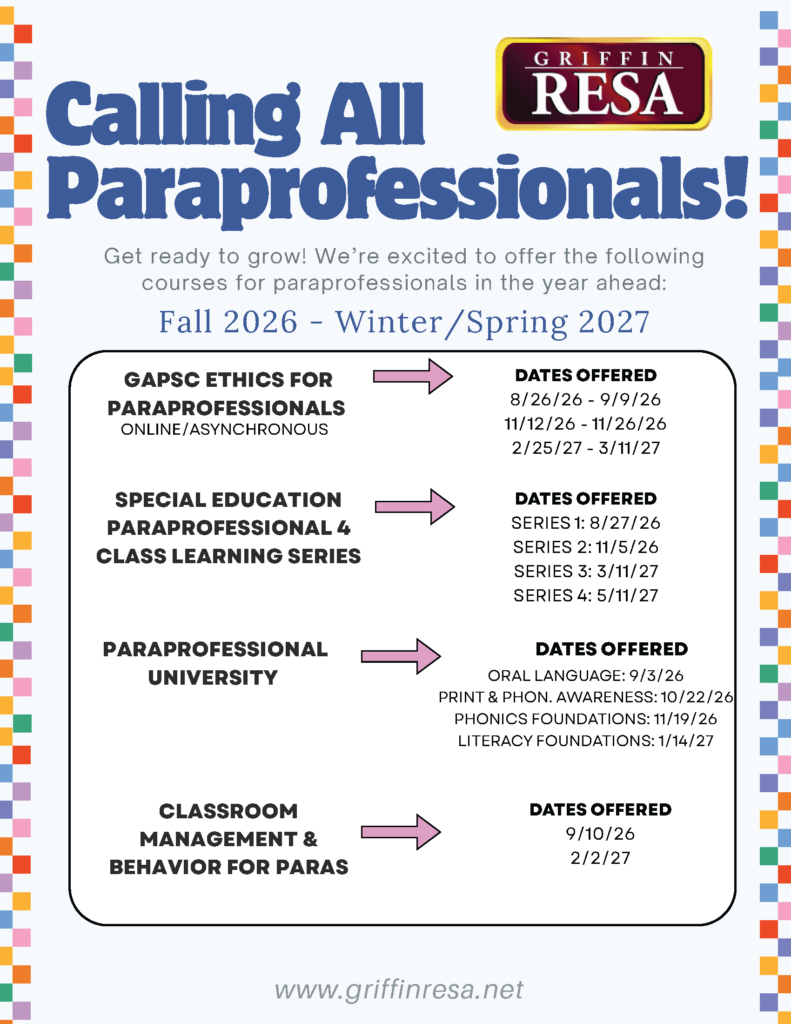 Calling All Paraprofessionals!