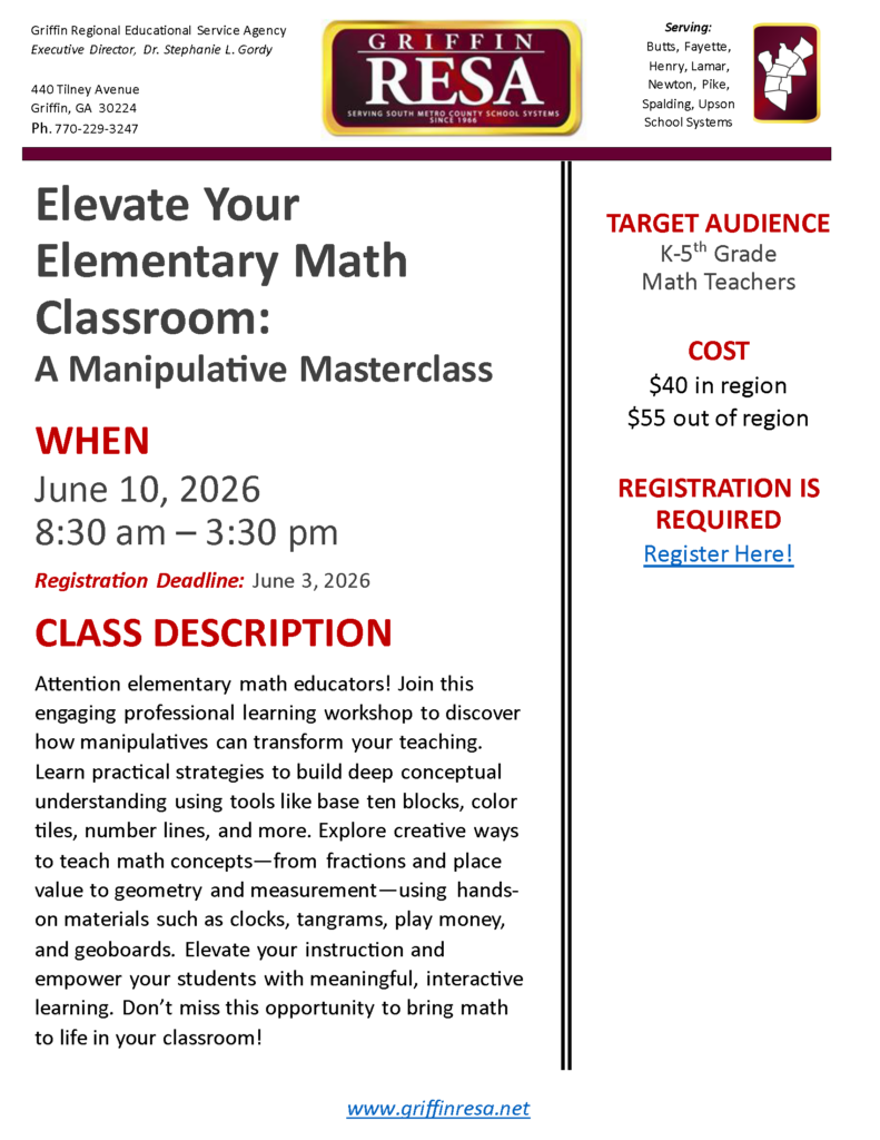 Elevate Your Elementary Math Classroom:  A Manipulative Masterclass