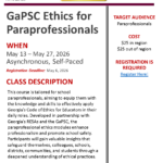 GaPSC Ethics for Para-Professionals