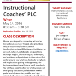 Instructional Coaches’ PLC