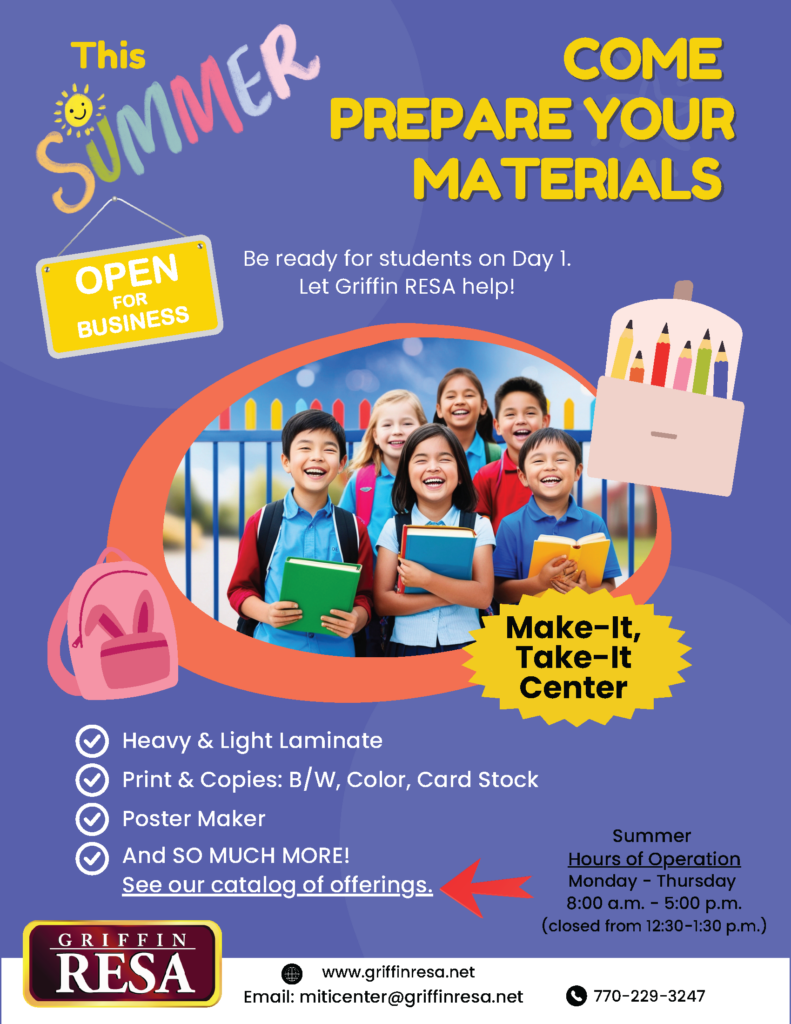 This Summer, Come Prepare Your Materials