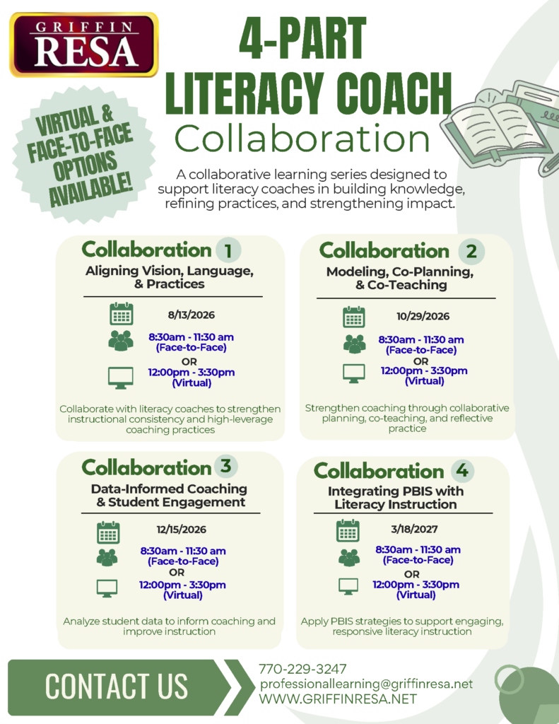 4 Part Literacy Coach Collaboration