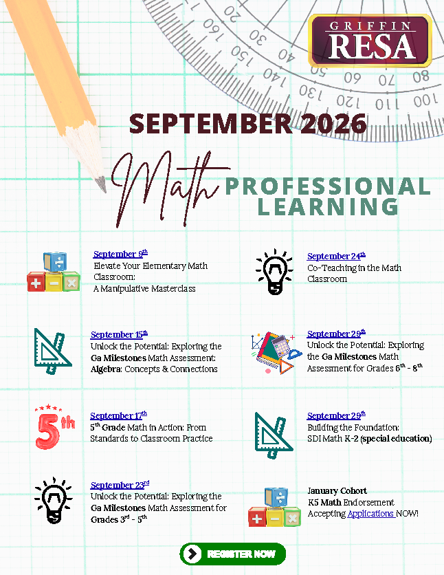 September Math Professional Learning