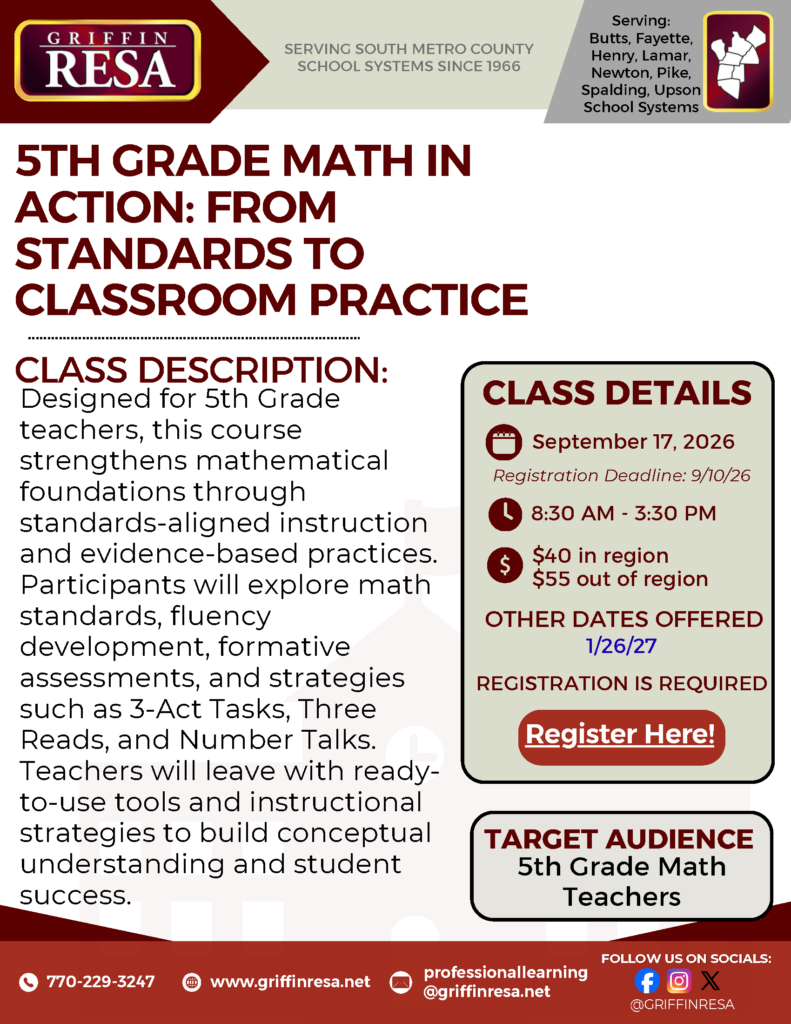 5th Grade Math in Action: From Standards to Classroom Practice