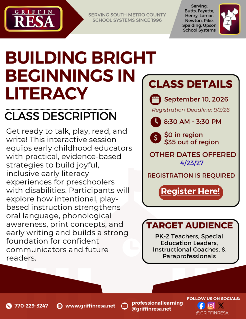 Building Bright Beginnings in Literacy