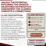 GA Milestones Math Assessment for Algebra: Concepts & Connections