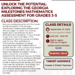 GA Math Milestones for Grades 3rd – 5th