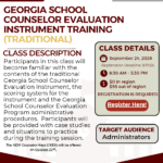 GA School Counselor Evaluation Instrument Training (Traditional)